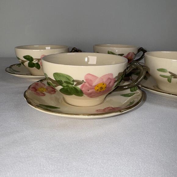 Other - 4 Franciscan Desert Rose Cups and Saucers